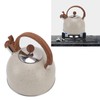 Whistling Kettle 2.5L Capacity Stainless Steel Stovetop Teapot for Water