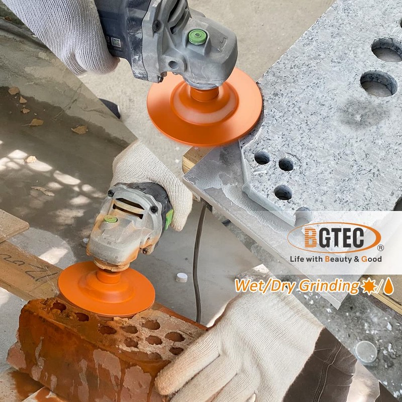 BGTEC Diamond Turbo Row Grinding Cup Wheel for Marble Concrete