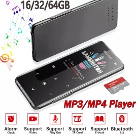 Unbranded MP4/MP3 Player Support 128GB Lossless Music FM Bluetooth Radio Recorder Sport US - 32 GB