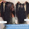 Human Braiding Hair for Boho Braids 150g 14 Inch 6