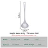 Boundless Voyage Titanium Ladle Durable Long Handle Soup Ladle Serving