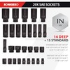 SONIGEKO socket wrench set (1/2" 70 PCS SAE & Metric)