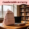 LTJTpeppa Pink Star Print Casual Daypack for Girls Teens Women（20Inch）