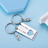 LParkin Two Peas In a Pod Best Friend Funny Keychain