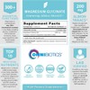 Magnesium glycinate 100 bisglycinate chelate 200mg 120 tablets 3 units,