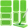 AmaVins 8-Pack Reusable Microfiber Mop Pads for 10-12" Mops