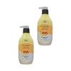 Happy Bath Hypoallergenic Large Capacity Highly Moisturizing Mild Body Lotion Classic Apple Banana 400g x 2 / 해피바스 저자극 대용량 촉촉한 고보습 순한 바디로션 클래식 애플 바나나 400g 2개