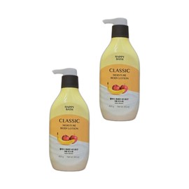 Happy Bath Hypoallergenic Large Capacity Highly Moisturizing Mild Body Lotion Classic Apple Banana 400g x 2 / 해피바스 저자극 대용량 촉촉한 고보습 순한 바디로션 클래식 애플 바나나 400g 2개