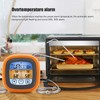 Barbecue Oven Thermometer Dual Probe Electronic Digital Display Touch Button