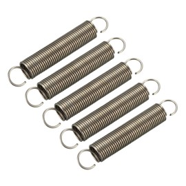 METALLIXITY Extension Spring (1x10x60mm/0.039"x0.39"x2.36") 5Pcs, Stainless Steel Tension Spring Wire - for Home Repair Construction Machinery