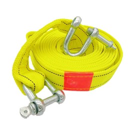 Car Tow Rope,Heavy Duty High Strength Tow Ropes Strap with 2 Safety D-Ring Hooks for Cars Vans and Recovery Winch Rope for Towing Service Car Pull Strap Towing Straps and Ropes