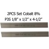 LLDSIMEX - Juego de 2 8% cobalto 1/8 pulgadas x