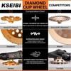 KSEIBI 644147 Surface Grinding Wheels 5 Inch - Diamond Cup