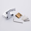 Double Towel/Robe Hook Polished Chrome, Wall Mounted, Beelee BA9103C