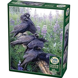 Cobble Hill 1000 Piece Puzzle - Raven Rendezvous - Sample Poster Included