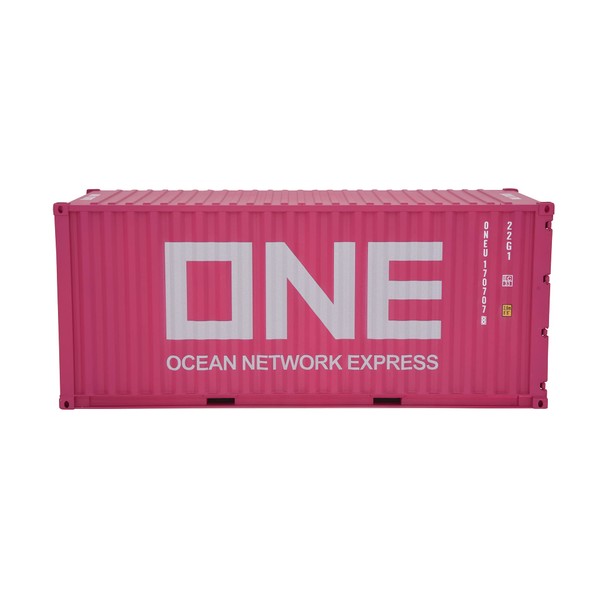 TANG DYNASTY 1:20 ONE 20GP Shipping Container Model Pink Abs