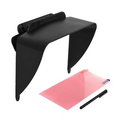 Ramtech 7 Inch GPS Visor Sun Shade with Bonus Stylus Pen & Screen Protector, Compatible with RM Road Explorer 7 70 GPS, VSC7