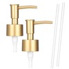 2 Pack Gold Soap Pump, Gold Soap Dispenser Pump for