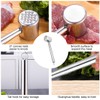 VIVIIHOO Meat Tenderiser Stainless Steel – Slicer & Meat Hammer,