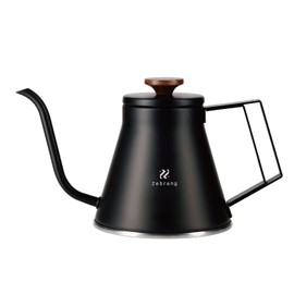 Zebrang ZB-DK-MB Coffee Drip Kettle, Direct Flame Induction Compatible (Black/FF)
