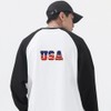 3 PCS 3.3" USA Chenille Letter Patches,Iron on Patches for