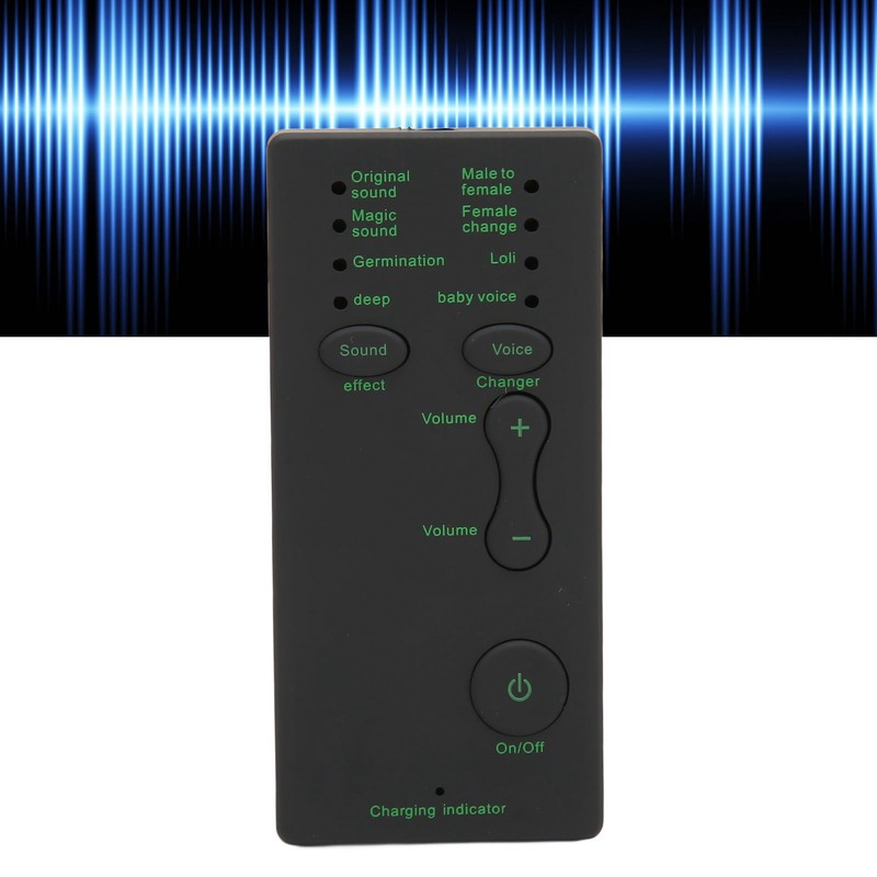 Voice Changer Portable Handheld 7 Modes Sound Card Voice Changer