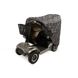 Covermates Mobility Scooter Cover - Light Weight Polyester, Weather Resistant, Drawcord Hem, Power Sports Covers, Camo