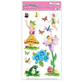 Beistle Fairies & Flowers Peel 'N Place