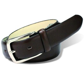 Tochigi Leather TGB-4907 Men's Belt, Made in Japan, Braun