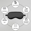 Amrules Sleep Mask 2 Pack, Soft Blackout Eye Mask for