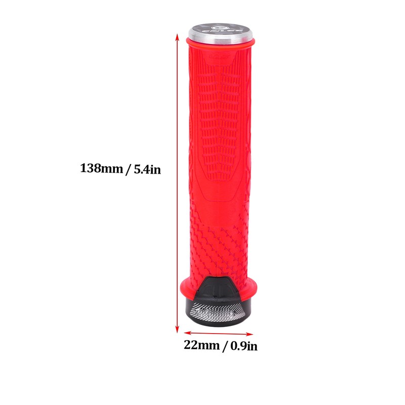 2pcs/set Bike Handlebar Grip Anti Slip Texture Durable Bicycle Handlebar