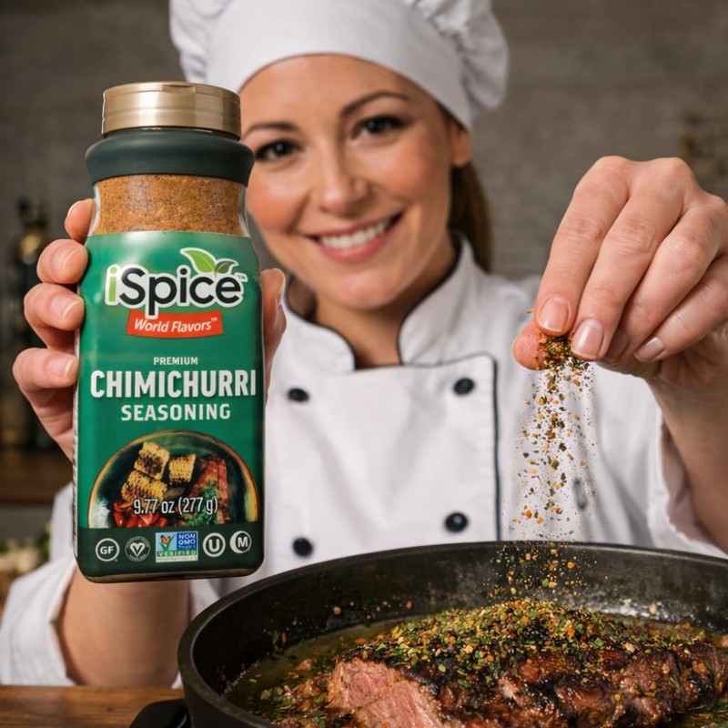iSpice Blend | Chimichurri Seasoning | 9.77 oz | Mixed