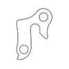 Marwi Unisex's GH009 Gear Hanger, Silver, Size M8 x 0.75