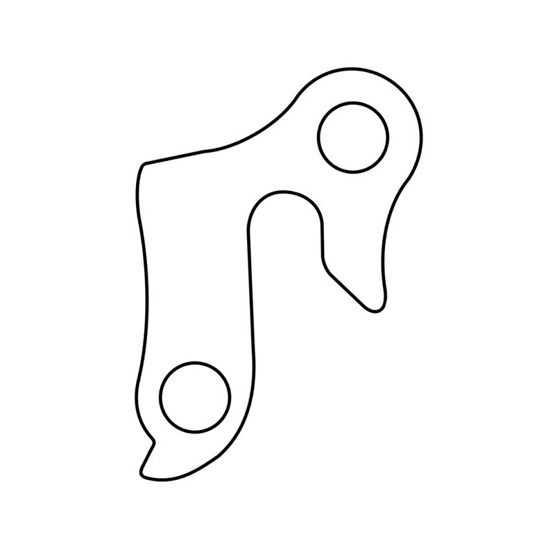 Marwi Unisex's GH009 Gear Hanger, Silver, Size M8 x 0.75