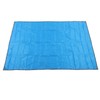 Picnic Blanket Blue Portable Foldable Outdoor Waterproof Sand Resistant Beach