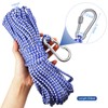 Hollow Braided Polypropylene Line Rope Heaving Line with Spring Hook