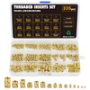 Philtool Pack of 335 Threaded Insert M2 M2.5 M3 M4