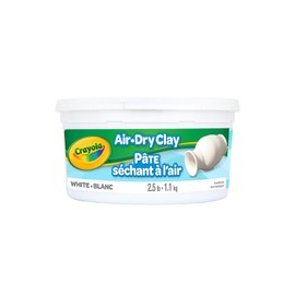 Crayola Air-Dry Clay - 2.5 lb., tub, white