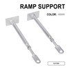 Runfarr Loading Ramp Support Legs,1 Pair Adjustable Ramp Support Bracket