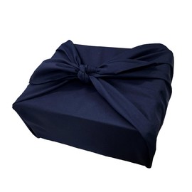 Large Furoshiki, 55.1 inches (140 cm), Polyester Furoshiki, 140c, Large, Extra Large, Plain, Ichigoshi Versatile, Big Size, Super Large, Gift, Year-end Gift (Navy Blue)