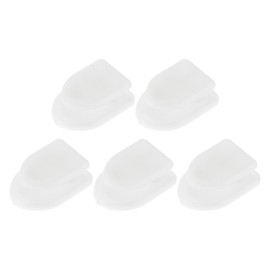 HEROFFIX 5 Pcs for Purses Bags Keys Water Bottles and Shopping Bags Car Storage Hooks Sturdy Car Adhesive Hooks White ABS 1.18"x0.79"