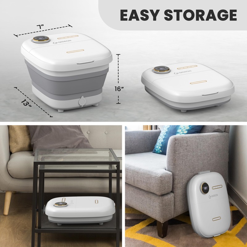 GIDEON Foot Spa Massager & Heated Foot Bath, Luxury Therapeutic