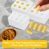 Reusable Silicone Suppository Molds Kit – 4-Pack 2ML Molds for