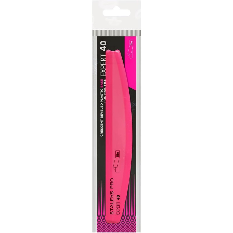 Staleks Pro EXPERT 40 Slanted Plastic Crescent Nail File BASE
