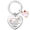 Wife Key Chains Ring Women Girlfriend Valentines Day Soulmate Birthday