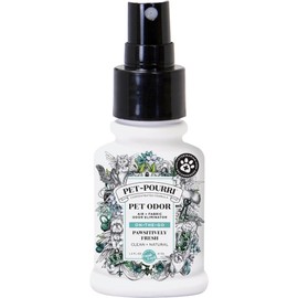 Pet-Pourri Pet Odor Air + Fabric Odor Freshener Spray, Pawsitively Fresh, Travel Size 1.4 Fl Oz