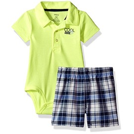 Carter's baby-boys Bodysuit Pant Sets 121g451, Navy, 24 Months