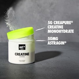 Ghost Monohidrato Creatina Polvo Basics Hombres Mujeres Suplemento Entrenamiento Creapure Ganar Masa Muscular Vegano Soja Gluten Raciones