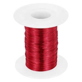 sourcing map 26 AWG Magnet Wire, 26 Gauge / 0.4mm Enameled Copper Wire, 4 oz Magnetic Coil Wire for Transformer, Motor, Electric, 155C(311F)