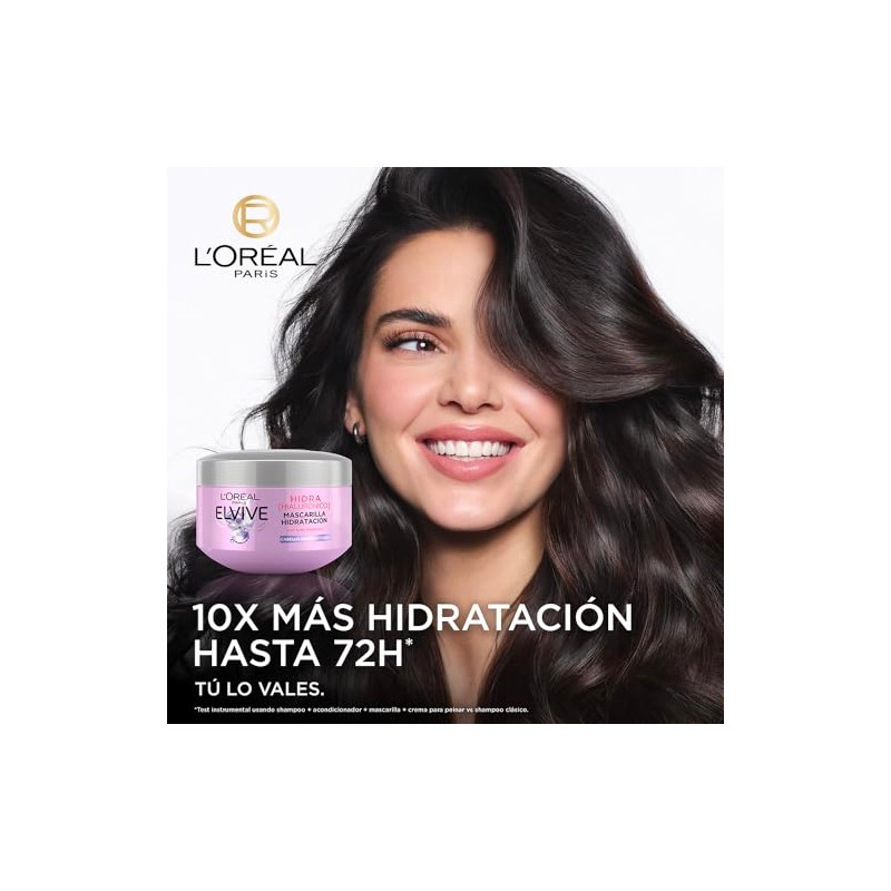 Oréal Paris Mascarilla Hidra Hialurónico Elvive 300